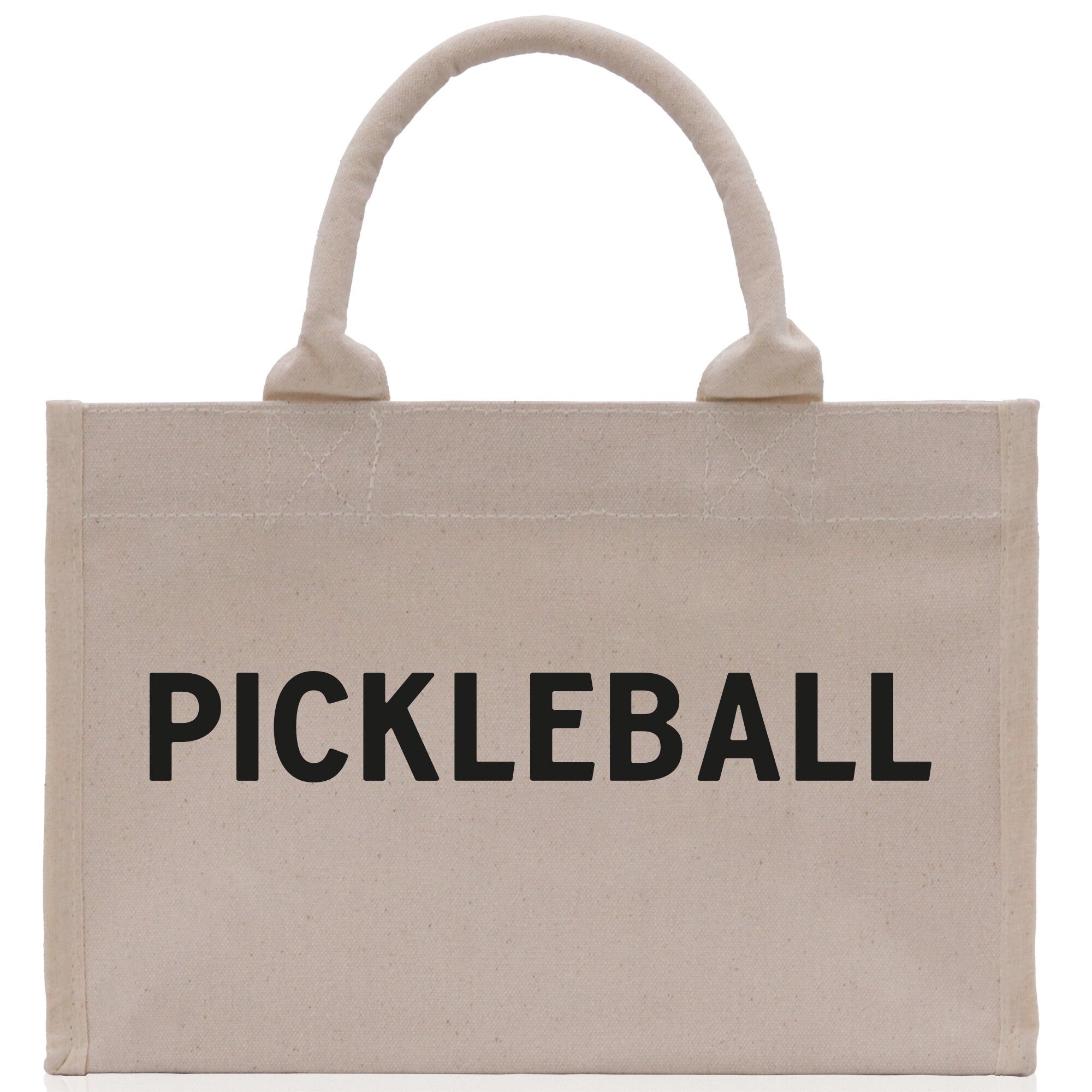 Pickleball Cotton Canvas Tote Bag Pickleball Party Favors Pickleball Player Gift Bag Pickleball Lovers Gift Bag Pickleball Gift Idea - Aaria Tees Aaria Tees