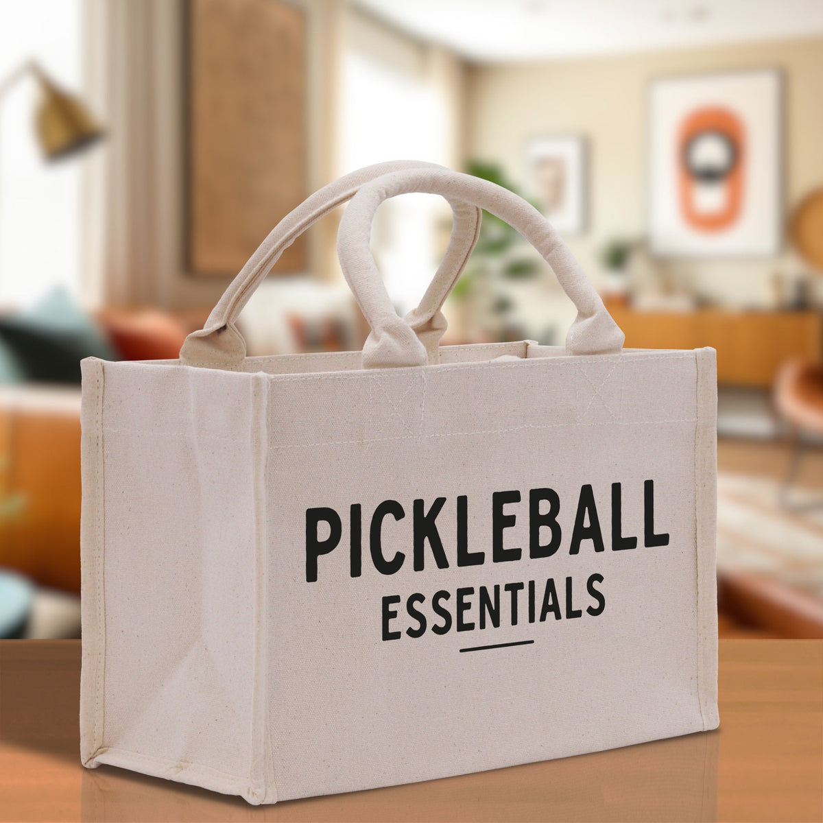 Pickleball Cotton Canvas Tote Bag Pickleball Party Favors Pickleball Player Gift Bag Pickleball Lovers Gift Bag Pickleball Gift Idea - Aaria Tees