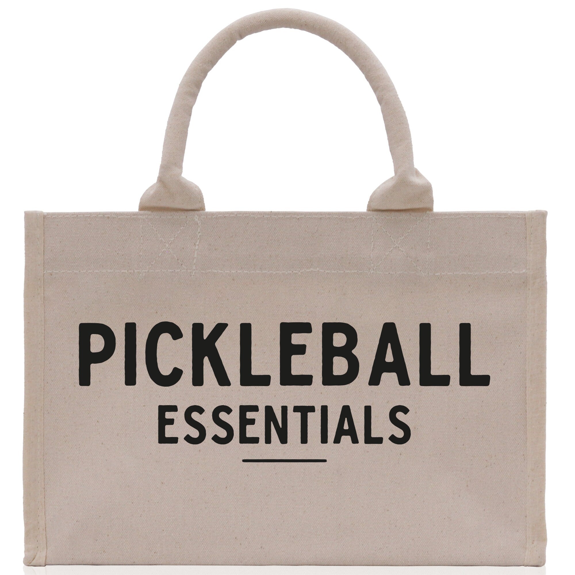 Pickleball Cotton Canvas Tote Bag Pickleball Party Favors Pickleball Player Gift Bag Pickleball Lovers Gift Bag Pickleball Gift Idea - Aaria Tees Aaria Tees