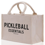 Pickleball Cotton Canvas Tote Bag Pickleball Party Favors Pickleball Player Gift Bag Pickleball Lovers Gift Bag Pickleball Gift Idea - Aaria Tees Aaria Tees