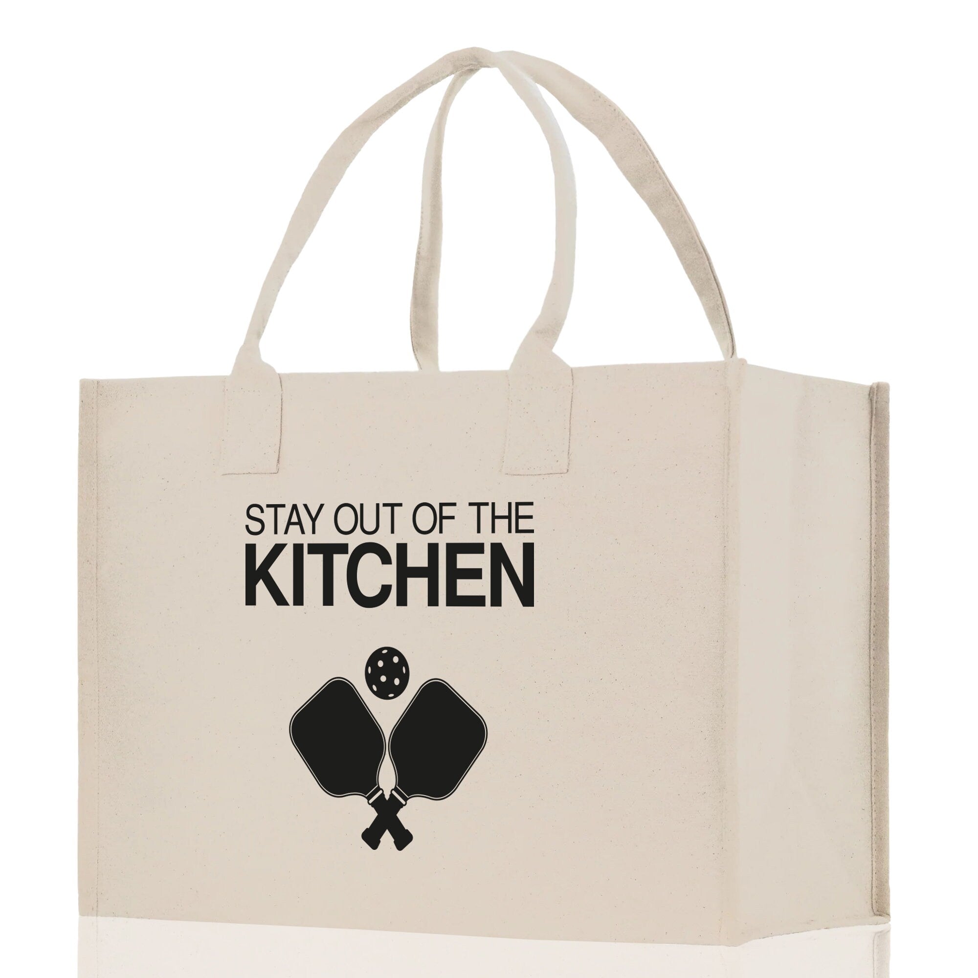 Pickleball Cotton Canvas Tote Bag Pickleball Party Favors Pickleball Player Gift Bag Pickleball Lovers Gift Bag Pickleball Gift Idea - Aaria Tees Aaria Tees
