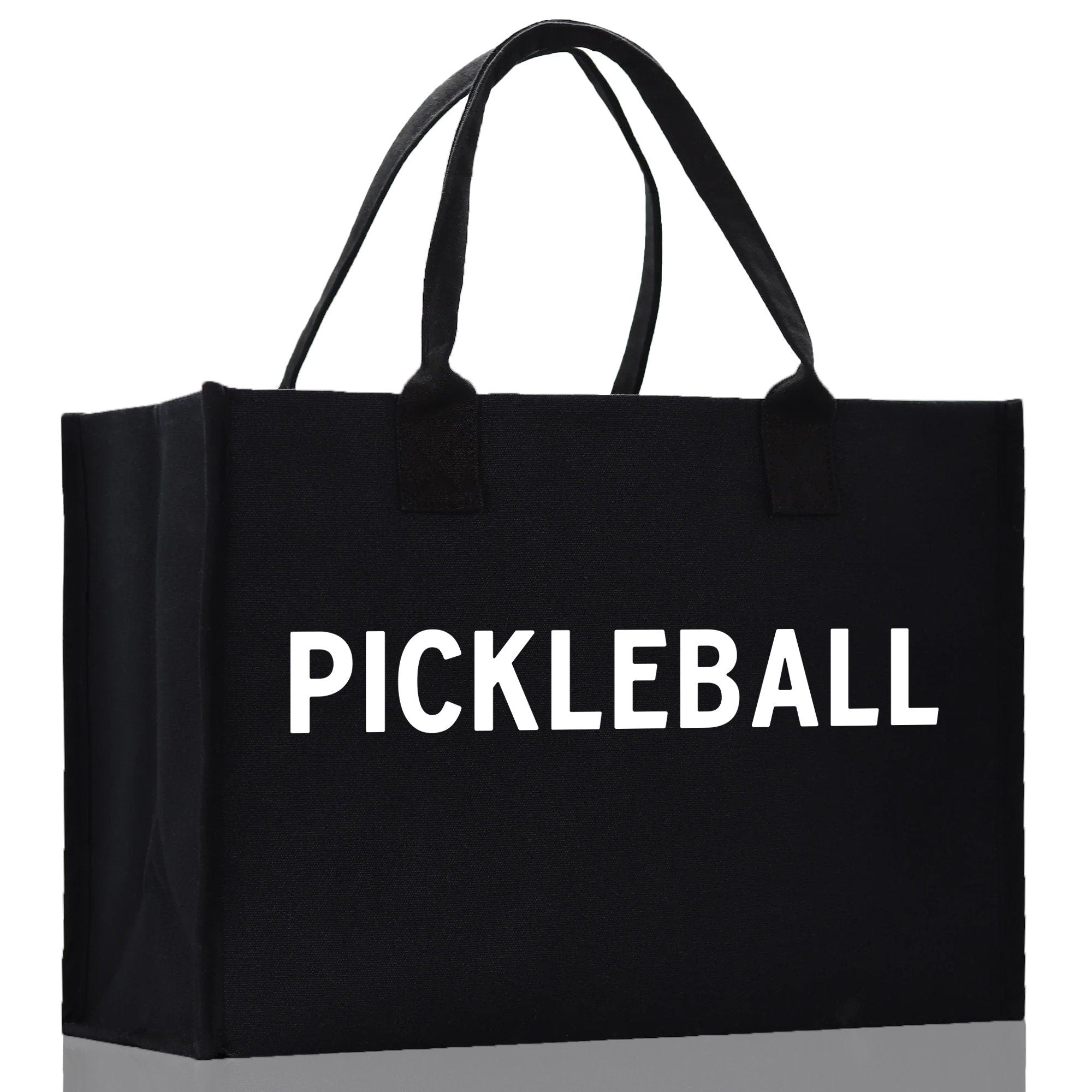 Pickleball Cotton Canvas Tote Bag Pickleball Party Favors Pickleball Player Gift Bag Pickleball Lovers Gift Bag Pickleball Gift Idea - Aaria Tees Aaria Tees
