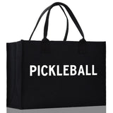Pickleball Cotton Canvas Tote Bag Pickleball Party Favors Pickleball Player Gift Bag Pickleball Lovers Gift Bag Pickleball Gift Idea - Aaria Tees Aaria Tees