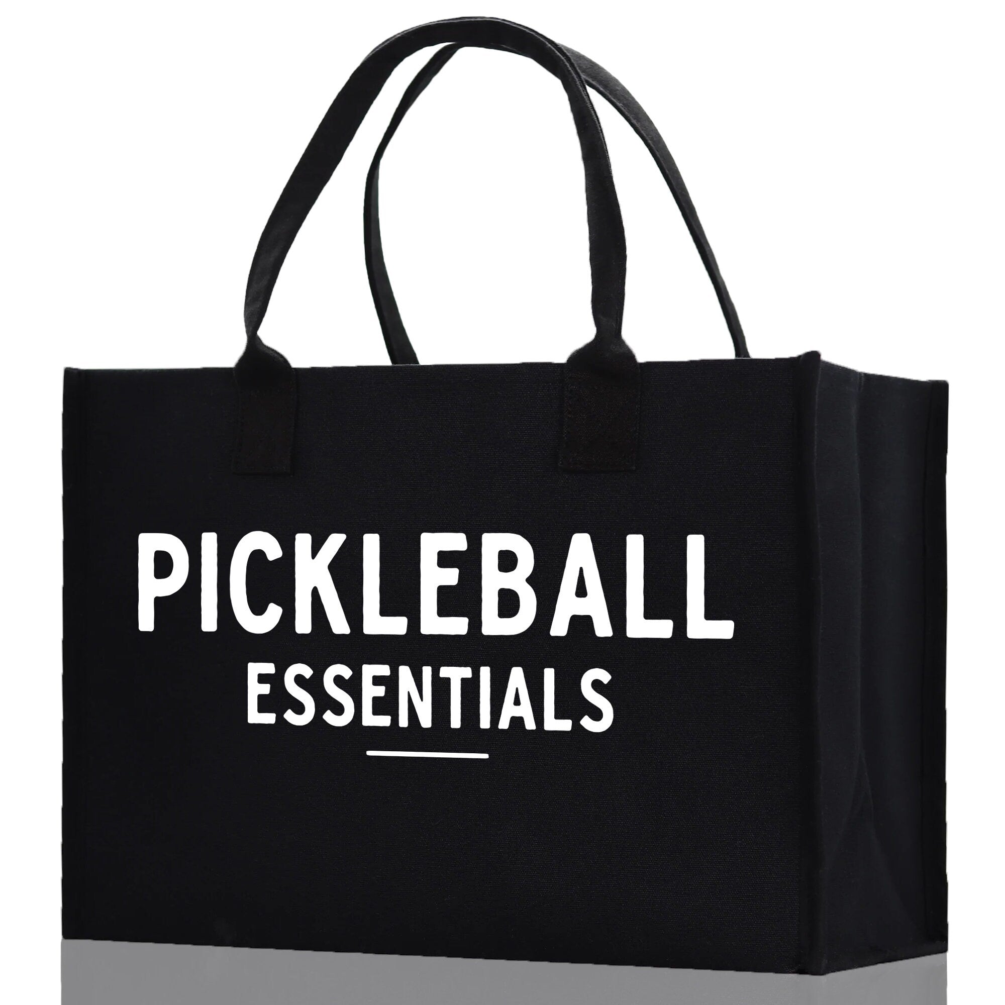 Pickleball Cotton Canvas Tote Bag Pickleball Party Favors Pickleball Player Gift Bag Pickleball Lovers Gift Bag Pickleball Gift Idea - Aaria Tees Aaria Tees