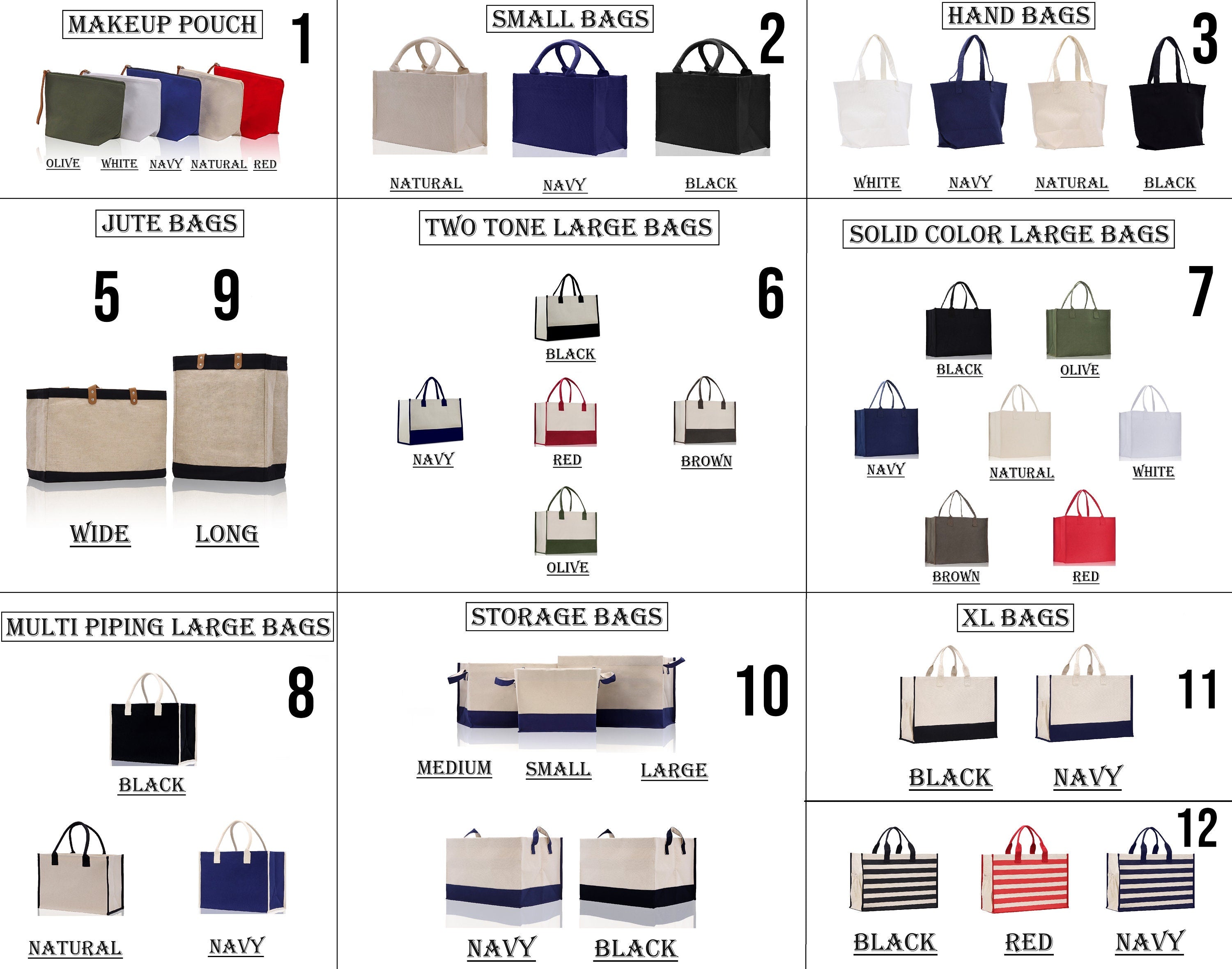 Custom Logo Cotton Canvas Tote Bag Jute Bag Makeup Pouch Promotional Totes Print Your Logo Personalized Tote Bag Buy Wholesale Bulk Tote Bag - Aaria Tees Aaria Tees