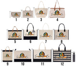 Custom Logo Cotton Canvas Tote Bag Jute Bag Makeup Pouch Promotional Totes Print Your Logo Personalized Tote Bag Buy Wholesale Bulk Tote Bag - Aaria Tees Aaria Tees