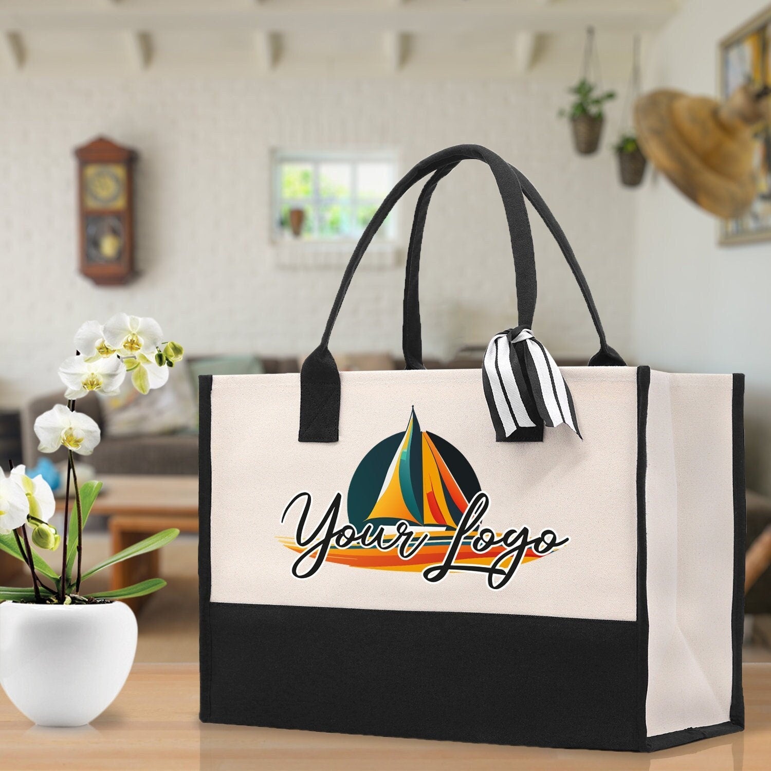 Custom Logo Cotton Canvas Tote Bag Jute Bag Makeup Pouch Promotional Totes Print Your Logo Personalized Tote Bag Buy Wholesale Bulk Tote Bag - Aaria Tees Aaria Tees
