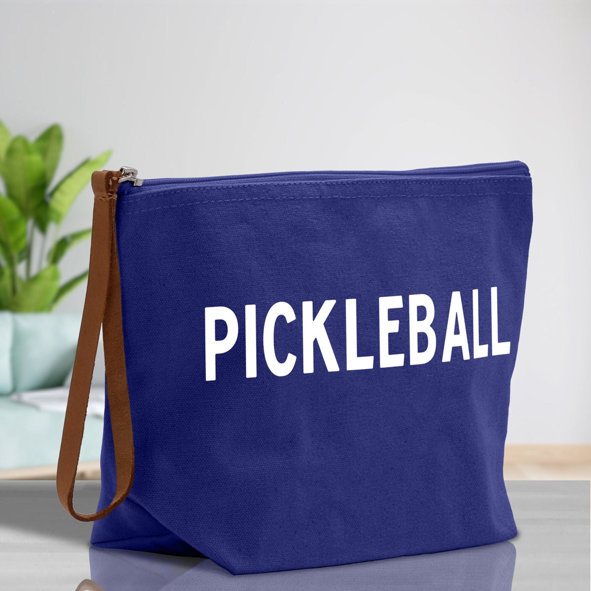 Pickleball Cosmetic Zipper Pouch Tote Bag Pickleball Party Favors Pickleball Player Gift Pickleball Make Up Bag Pickleball Toiletry Bag - Aaria Tees