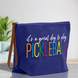 Pickleball Cosmetic Zipper Pouch Tote Bag Pickleball Party Favors Pickleball Player Gift Pickleball Make Up Bag Pickleball Toiletry Bag - Aaria Tees Aaria Tees