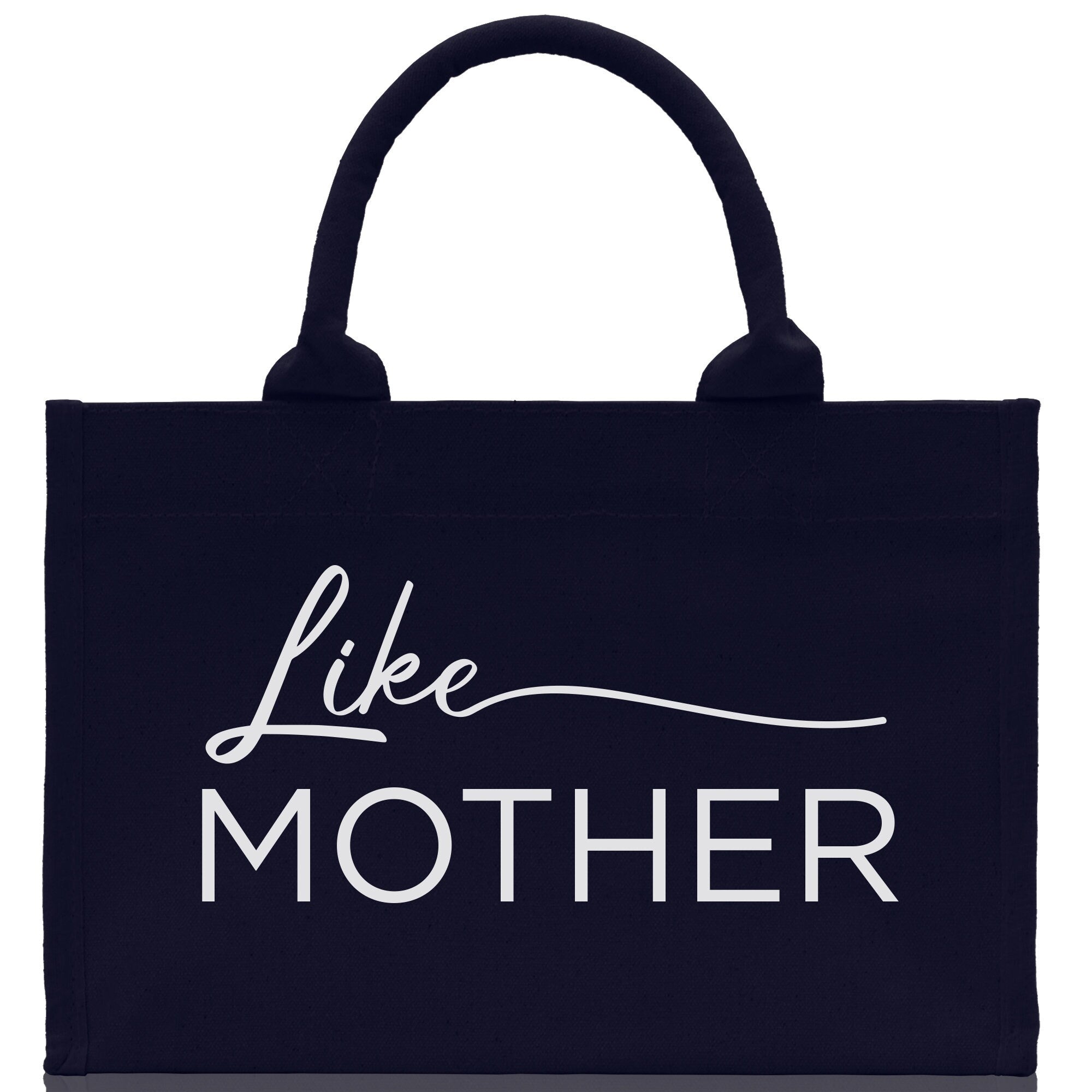 Like Mother Like Daughter Cotton Canvas Tote Bag Christmas For Mom Daughter Mather's Day Gift From Daughter Tote Bag Mom Daughter Gifts Bag - Aaria Tees Aaria Tees
