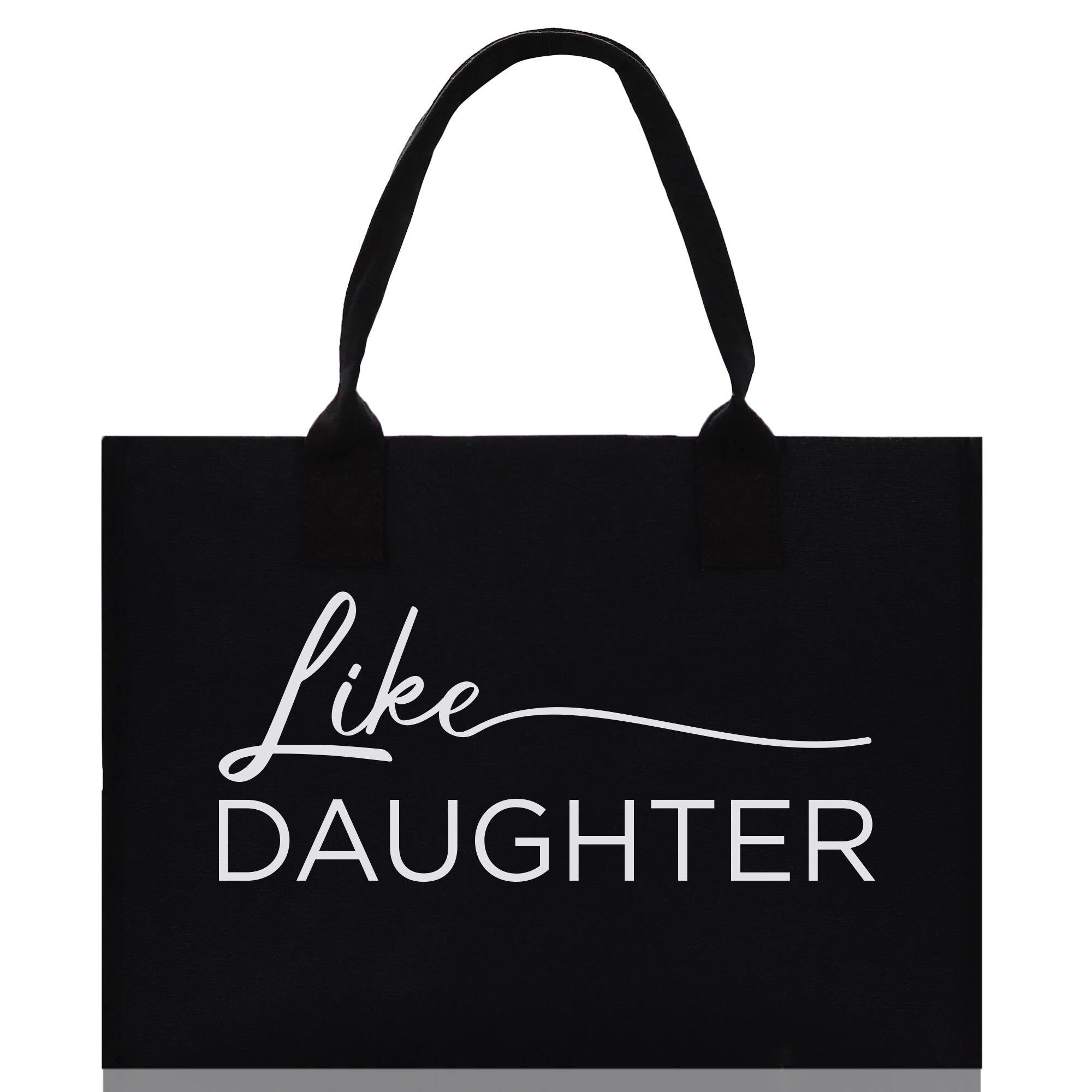 Like Mother Like Daughter Cotton Canvas Tote Bag Christmas For Mom Daughter Mather's Day Gift From Daughter Tote Bag Mom Daughter Gifts Bag - Aaria Tees Aaria Tees