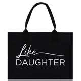 Like Mother Like Daughter Cotton Canvas Tote Bag Christmas For Mom Daughter Mather's Day Gift From Daughter Tote Bag Mom Daughter Gifts Bag - Aaria Tees Aaria Tees