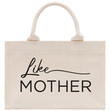 Like Mother Like Daughter Cotton Canvas Tote Bag Christmas For Mom Daughter Mather's Day Gift From Daughter Tote Bag Mom Daughter Gifts Bag - Aaria Tees Aaria Tees