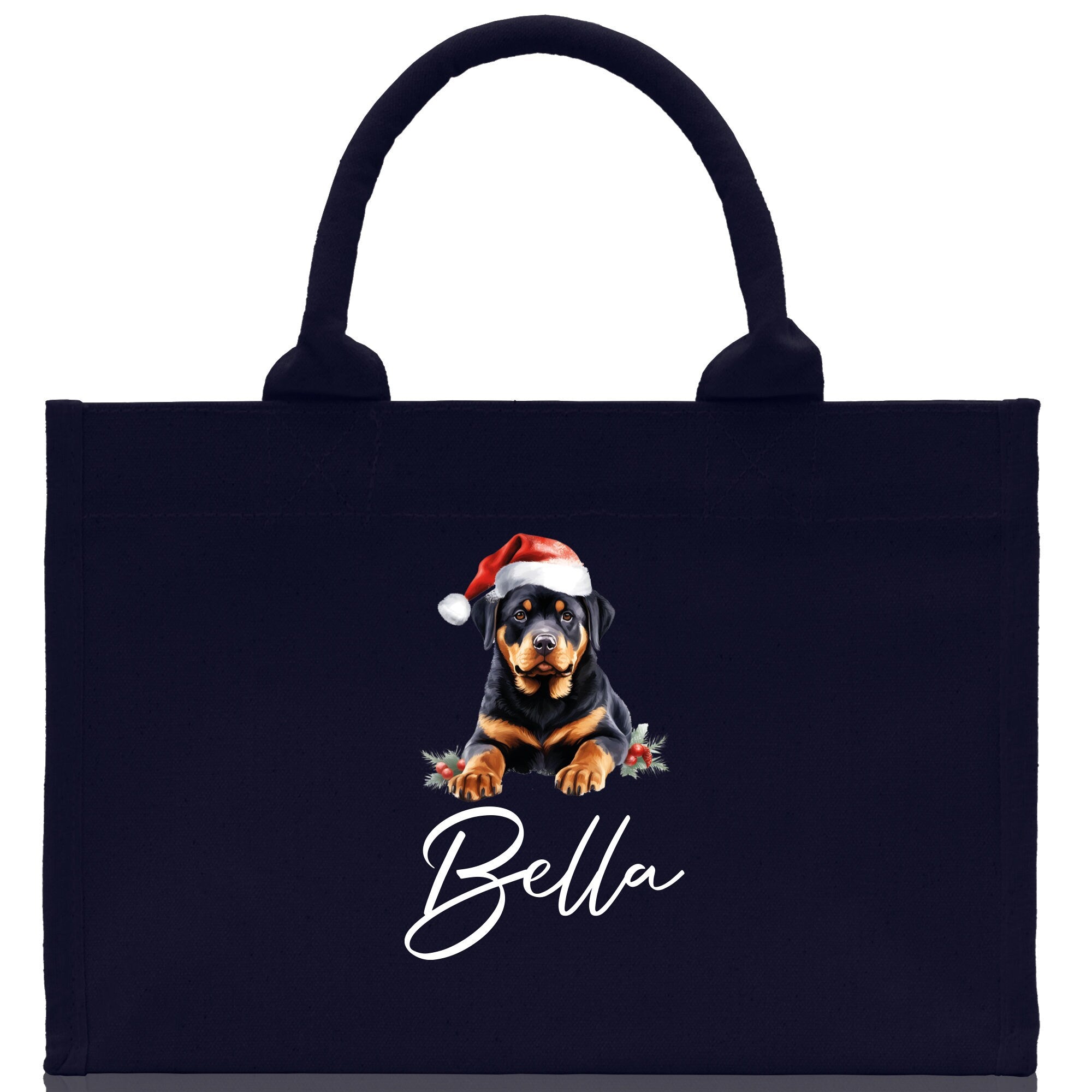 Labrador Retriever Custom Dog Name Cotton Canvas Tote Bag Custom Pet Lover Gift Pet Portrait Bag Personalized Pet Owner Gift Tote Bag - Aaria Tees Aaria Tees