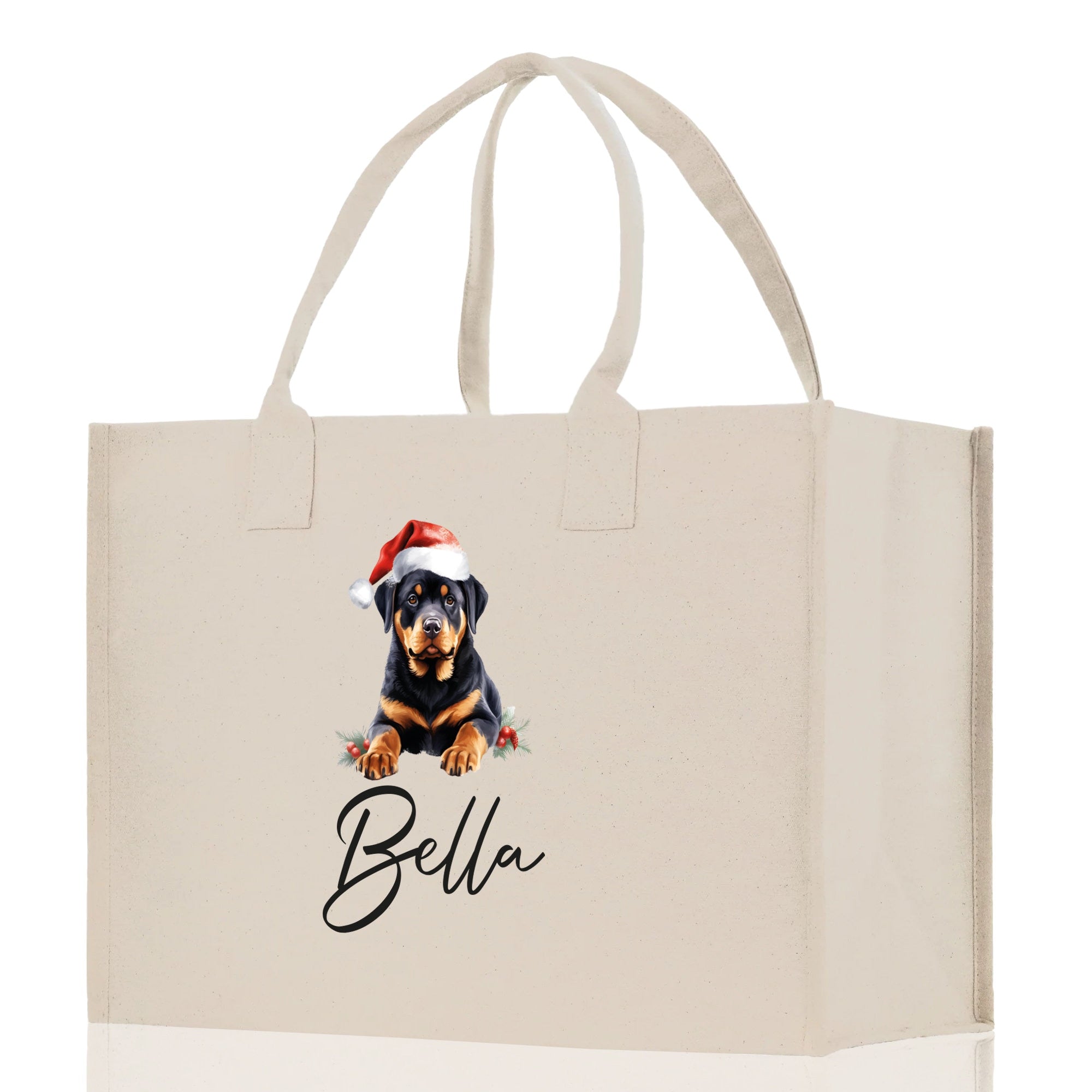 Labrador Retriever Custom Dog Name Cotton Canvas Tote Bag Custom Pet Lover Gift Pet Portrait Bag Personalized Pet Owner Gift Tote Bag - Aaria Tees Aaria Tees