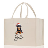 Labrador Retriever Custom Dog Name Cotton Canvas Tote Bag Custom Pet Lover Gift Pet Portrait Bag Personalized Pet Owner Gift Tote Bag - Aaria Tees Aaria Tees