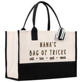 Nana's Bag Of Tricks Leopard Grandma Tote Bag Nana Bag Grandma Gift Bag Shopping Bag Mothers Day Gift Live Love Spoil Bag Grandma Bag - Aaria Tees Aaria Tees