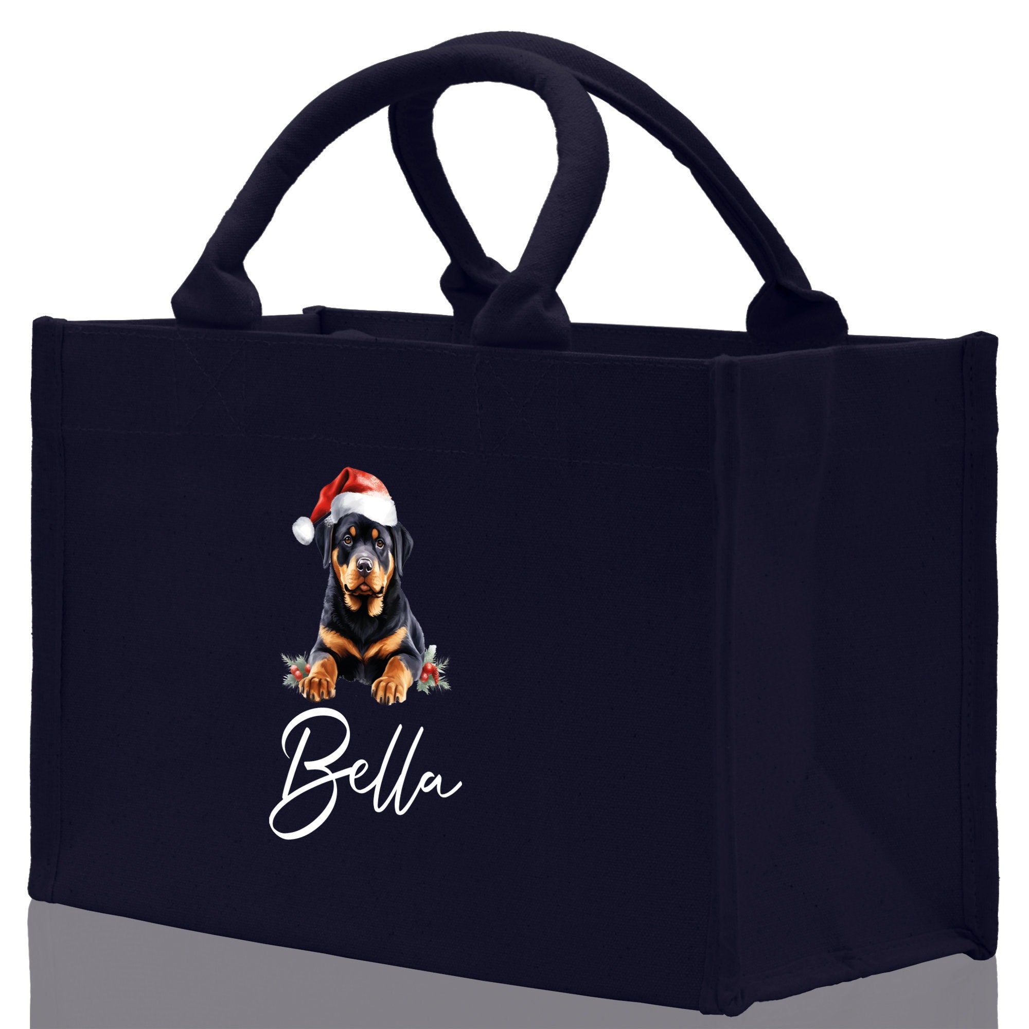 Labrador Retriever Custom Dog Name Cotton Canvas Tote Bag Custom Pet Lover Gift Pet Portrait Bag Personalized Pet Owner Gift Tote Bag - Aaria Tees Aaria Tees