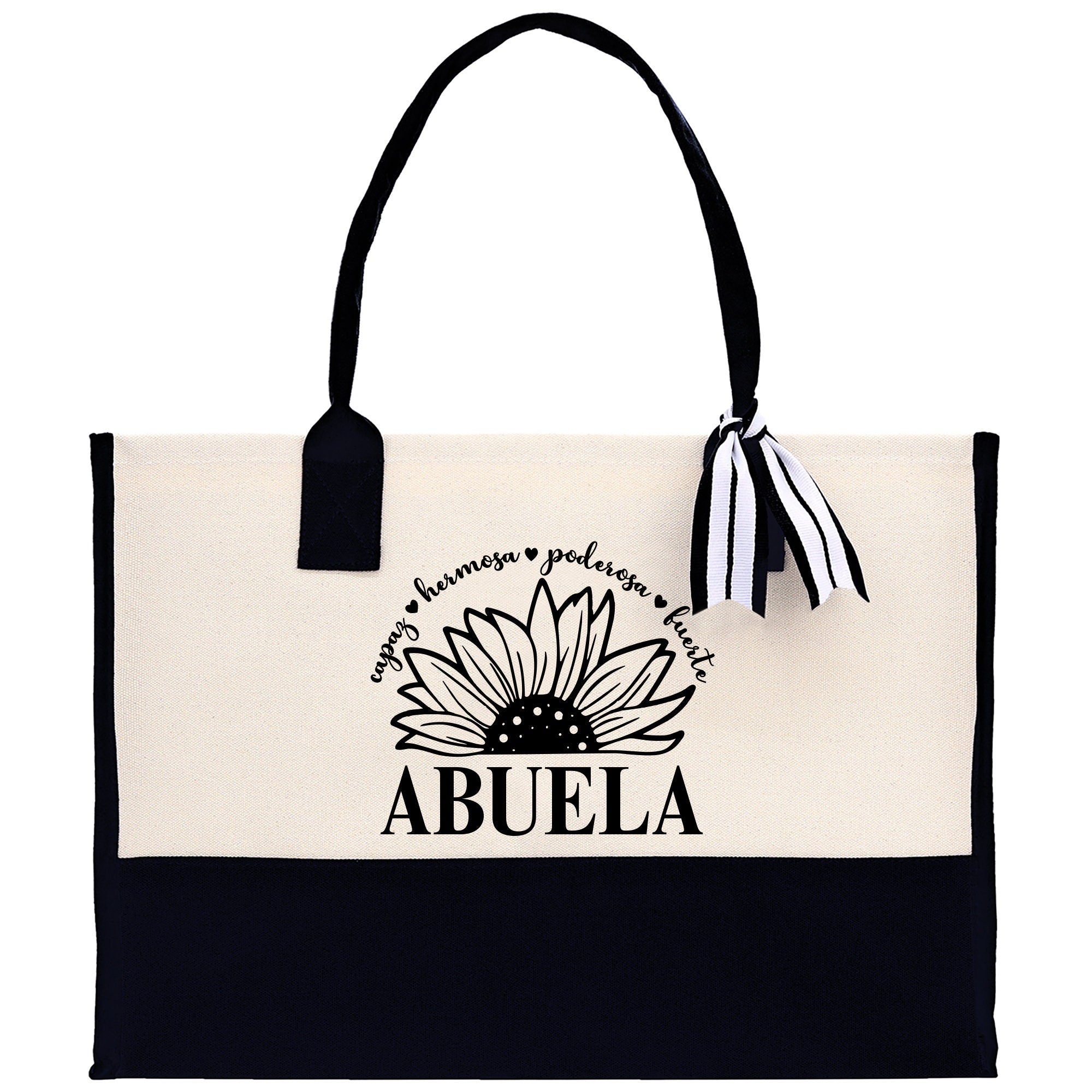 Abuela Cotton Canvas Tote Bag Grandma Tote Bag Grandma Nana Bag Grandma Gift Bag Shopping Bag Mothers Day Gift - Aaria Tees Aaria Tees