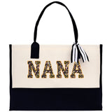 Gaga Gram Mimi Nana Grandma Canvas Tote Bag Grandma's Getaway Bag Grandma Gift Bag Mothers Day Gift Bag Grandma Beach Bag Gift for Grandma - Aaria Tees Aaria Tees