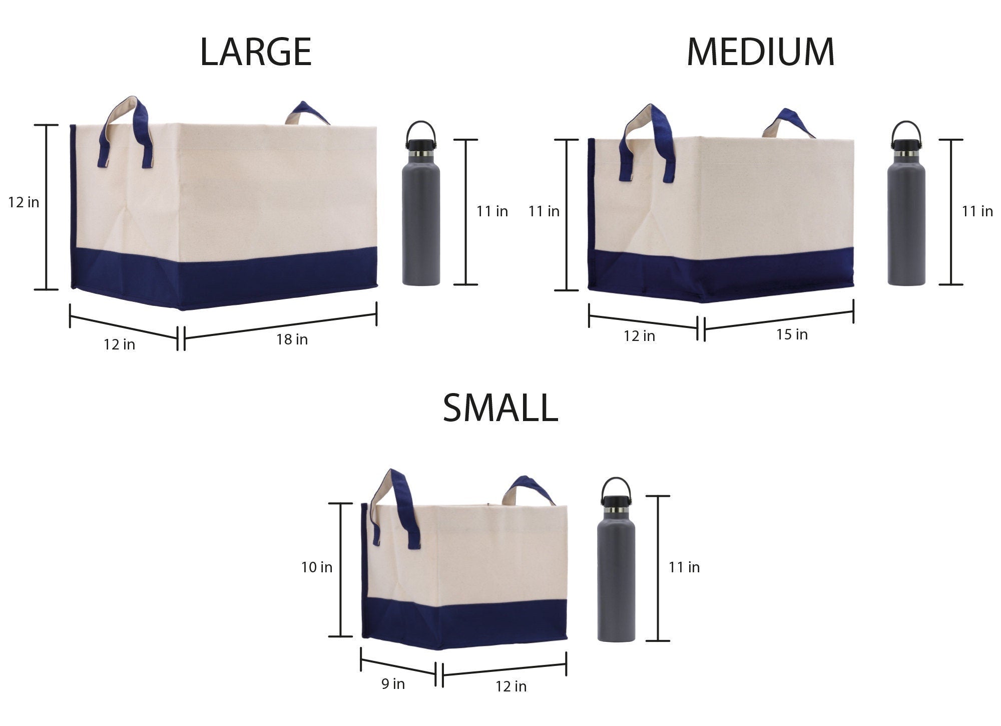 Personalized Canvas Storage Tote Bag Nursery Storage Towel Storage Kids Toy Storage Cloth Storage Storage Bin Storage Tubs Mudroom Storage - Aaria Tees Aaria Tees