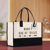 Nana's Bag Of Tricks Leopard Grandma Tote Bag Nana Bag Grandma Gift Bag Shopping Bag Mothers Day Gift Live Love Spoil Bag Grandma Bag - Aaria Tees Aaria Tees