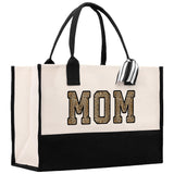 Gaga Gram Mimi Nana Grandma Canvas Tote Bag Grandma's Getaway Bag Grandma Gift Bag Mothers Day Gift Bag Grandma Beach Bag Gift for Grandma - Aaria Tees Aaria Tees