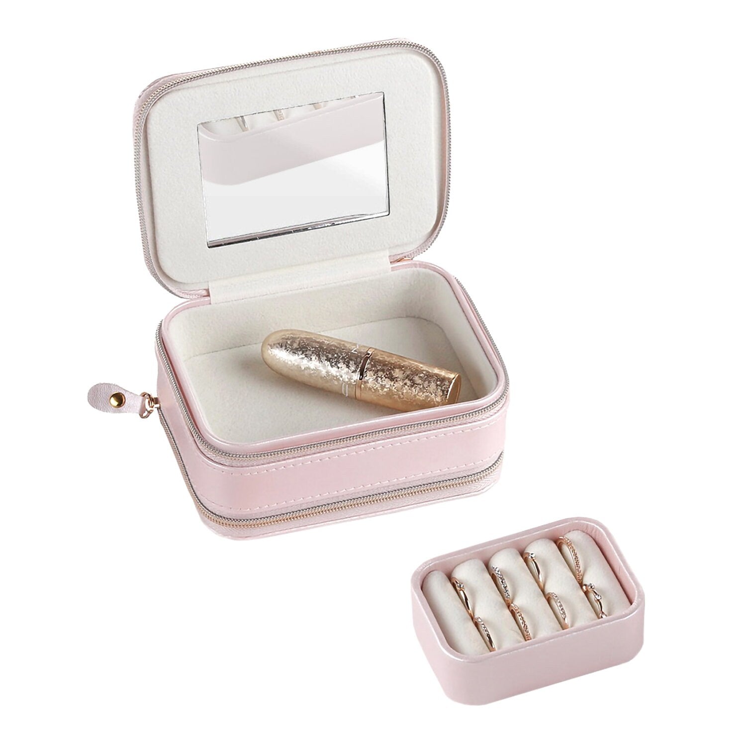 Mrs. Last Name Est Year Jewelry Box Personalized Date Wedding Jewelry Case Bridal Shower Gift Honeymoon Gift Customized Gift Bridesmaid Gift - Aaria Tees Aaria Tees