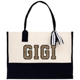 Gaga Gram Mimi Nana Grandma Canvas Tote Bag Grandma's Getaway Bag Grandma Gift Bag Mothers Day Gift Bag Grandma Beach Bag Gift for Grandma - Aaria Tees Aaria Tees