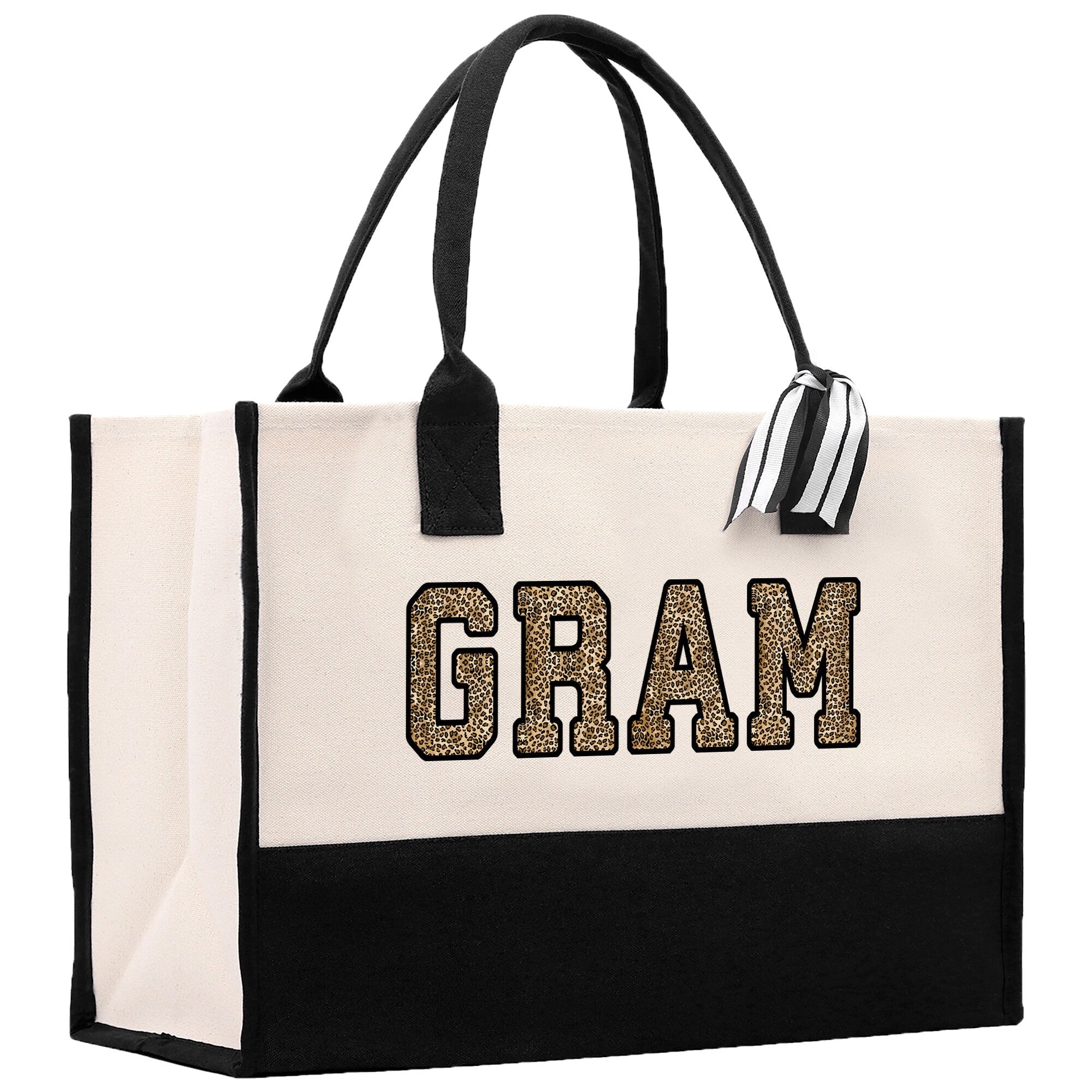 Gaga Gram Mimi Nana Grandma Canvas Tote Bag Grandma's Getaway Bag Grandma Gift Bag Mothers Day Gift Bag Grandma Beach Bag Gift for Grandma - Aaria Tees Aaria Tees