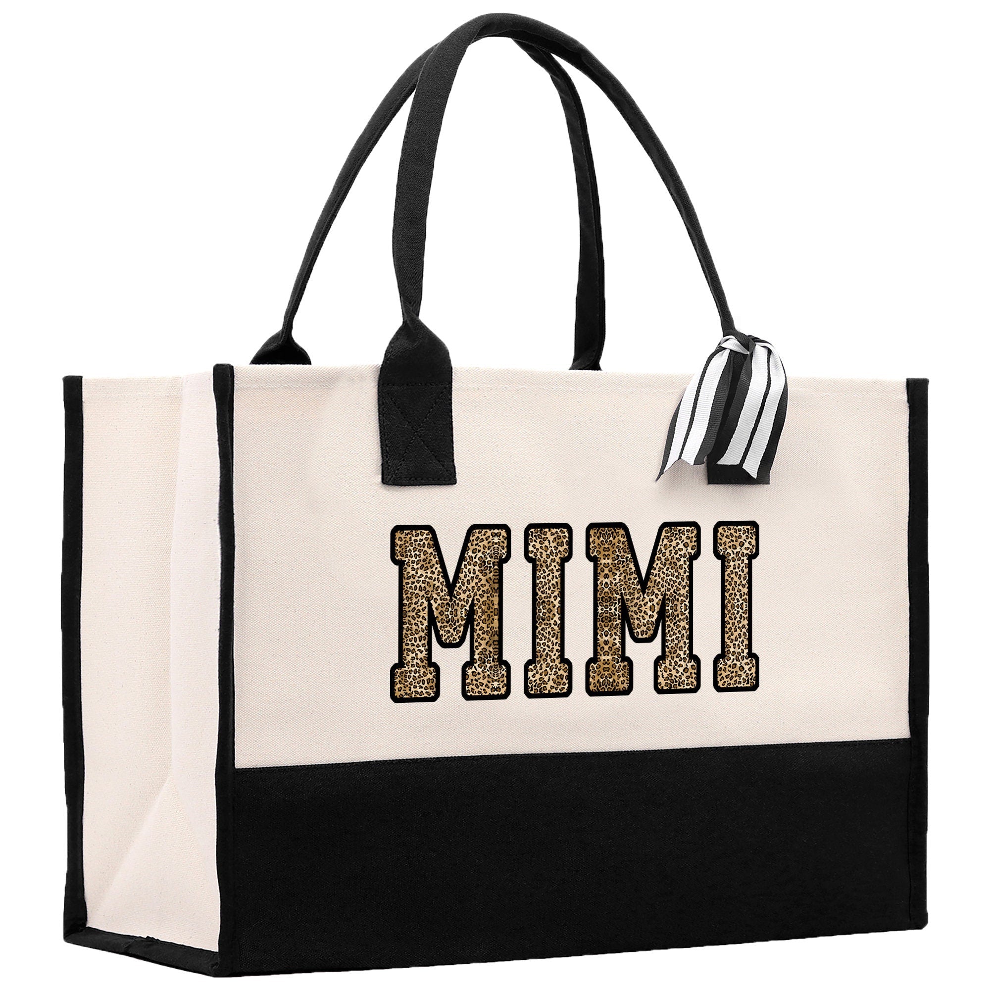 Gaga Gram Mimi Nana Grandma Canvas Tote Bag Grandma's Getaway Bag Grandma Gift Bag Mothers Day Gift Bag Grandma Beach Bag Gift for Grandma - Aaria Tees Aaria Tees