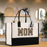 Gaga Gram Mimi Nana Grandma Canvas Tote Bag Grandma's Getaway Bag Grandma Gift Bag Mothers Day Gift Bag Grandma Beach Bag Gift for Grandma - Aaria Tees Aaria Tees