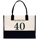 Custom Limited Edition Birthday 1973 Cotton Canvas Tote Bag 50th Birthday Gift For Women Personalized 50th Birthday Celebration Party Gift - Aaria Tees Aaria Tees