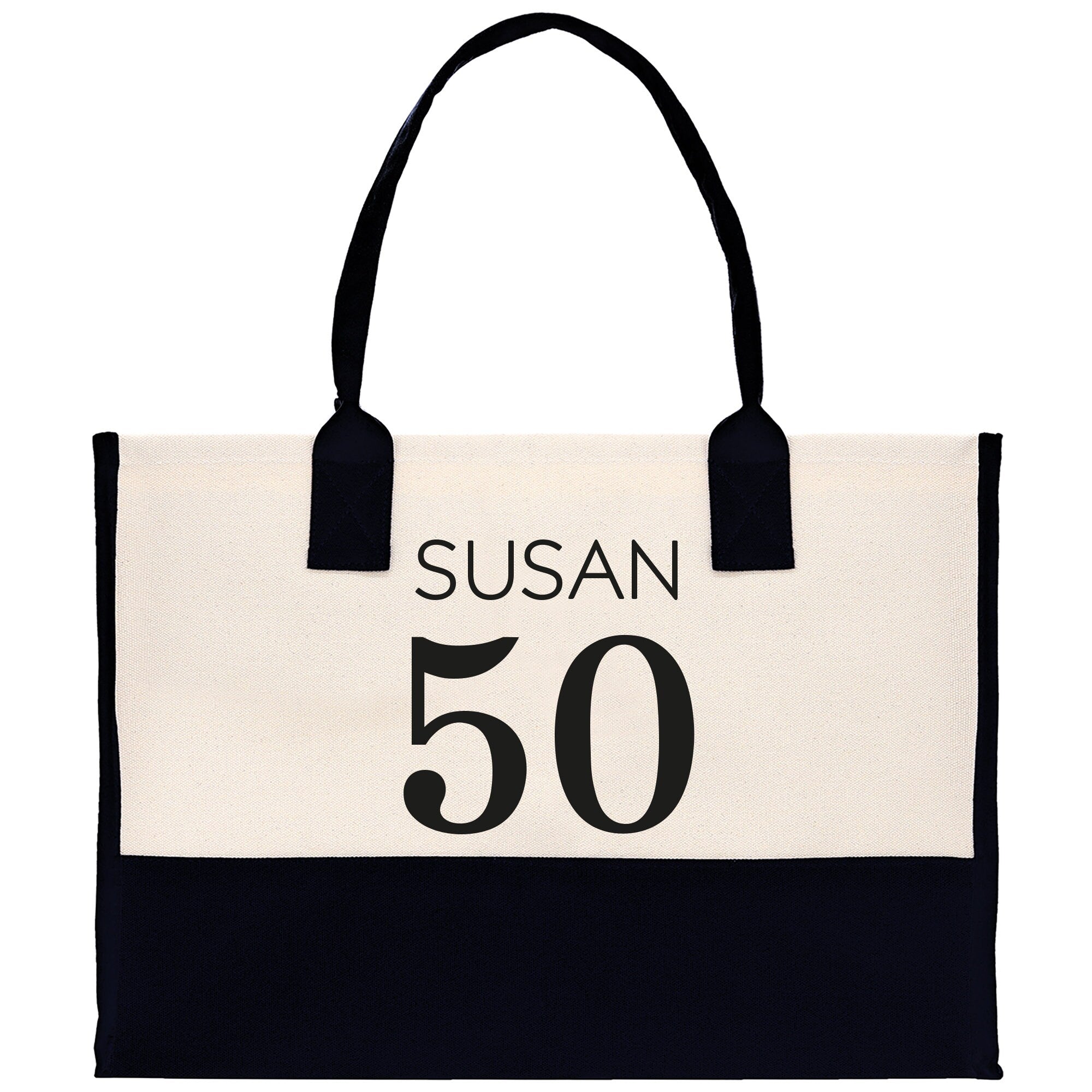 Custom Limited Edition Birthday 1973 Cotton Canvas Tote Bag 50th Birthday Gift For Women Personalized 50th Birthday Celebration Party Gift - Aaria Tees Aaria Tees