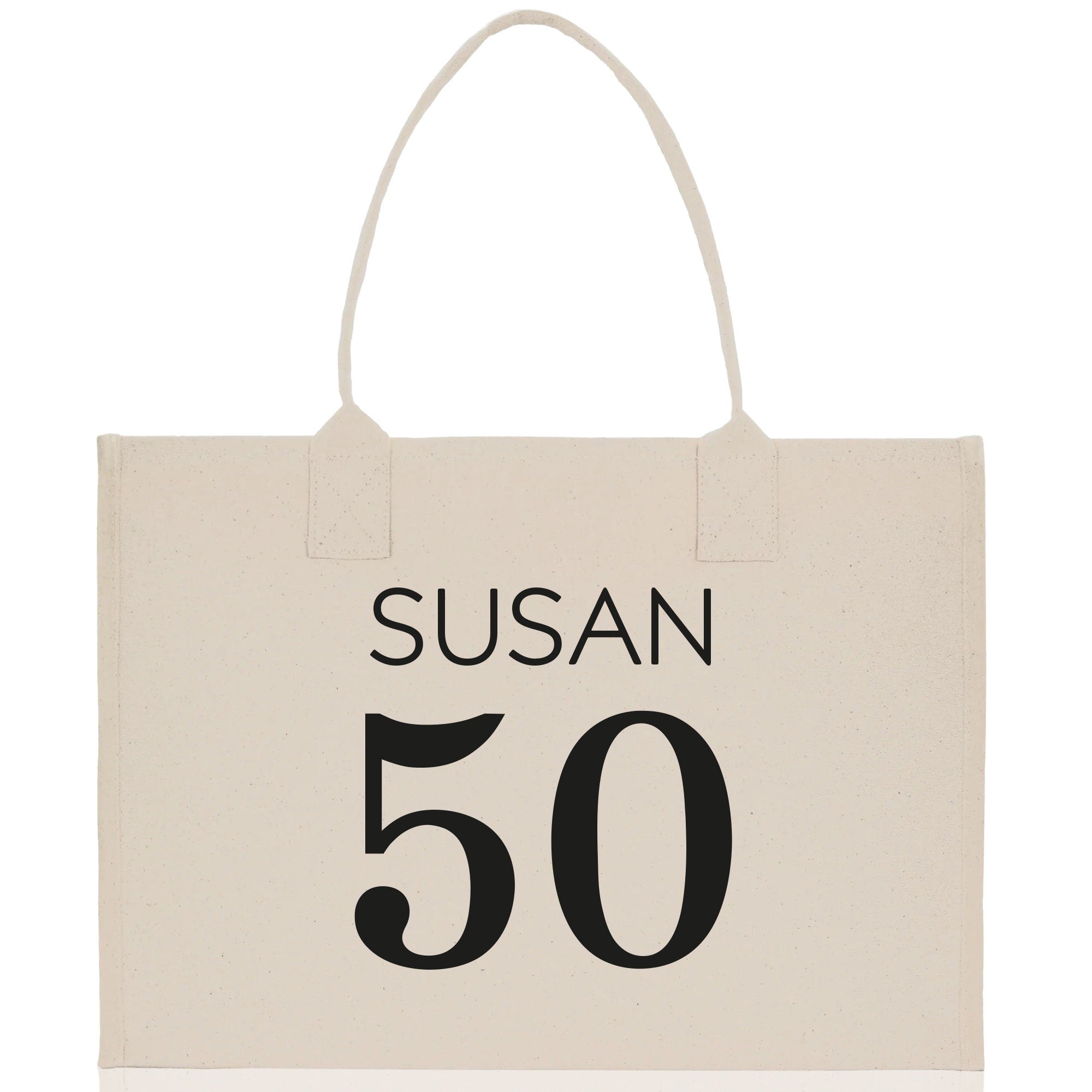 Custom Limited Edition Birthday 1973 Cotton Canvas Tote Bag 50th Birthday Gift For Women Personalized 50th Birthday Celebration Party Gift - Aaria Tees Aaria Tees