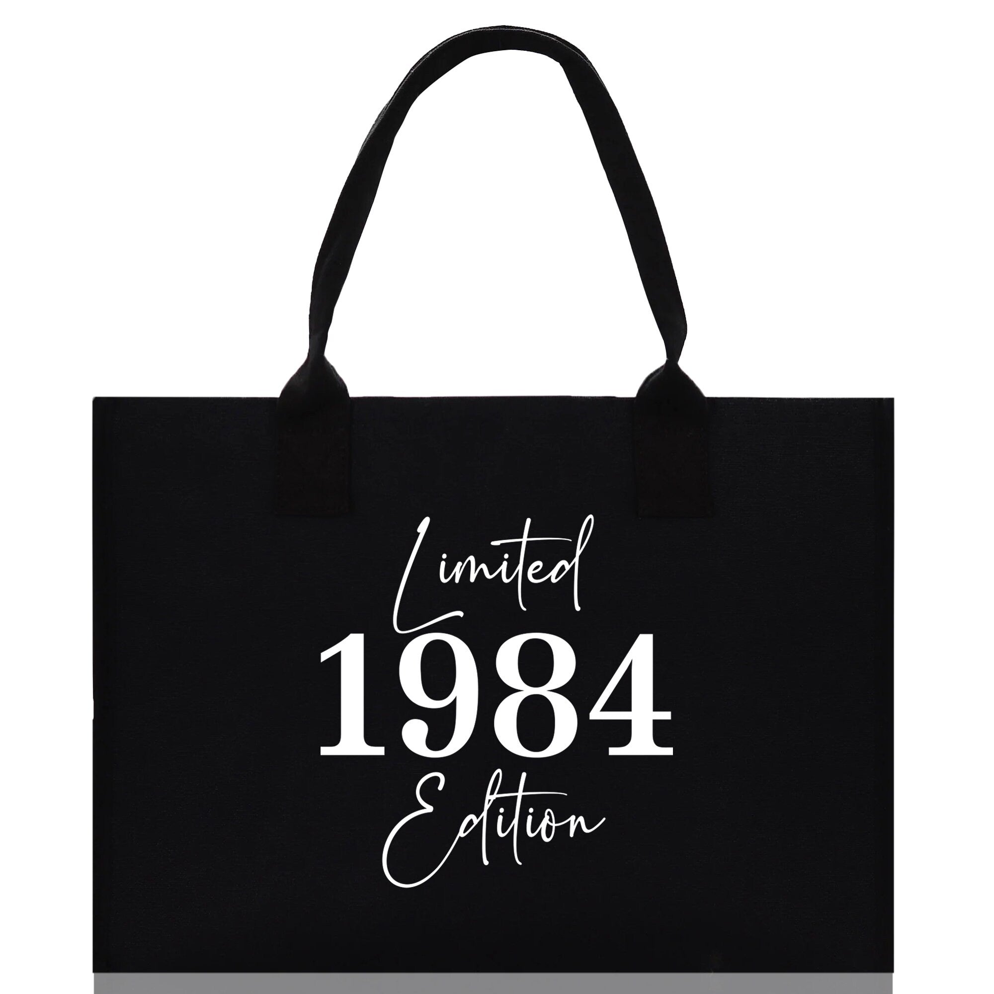 Custom Limited Edition Birthday 1973 Cotton Canvas Tote Bag 50th Birthday Gift For Women Personalized 50th Birthday Celebration Party Gift - Aaria Tees Aaria Tees