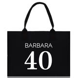 Custom Limited Edition Birthday 1973 Cotton Canvas Tote Bag 50th Birthday Gift For Women Personalized 50th Birthday Celebration Party Gift - Aaria Tees Aaria Tees