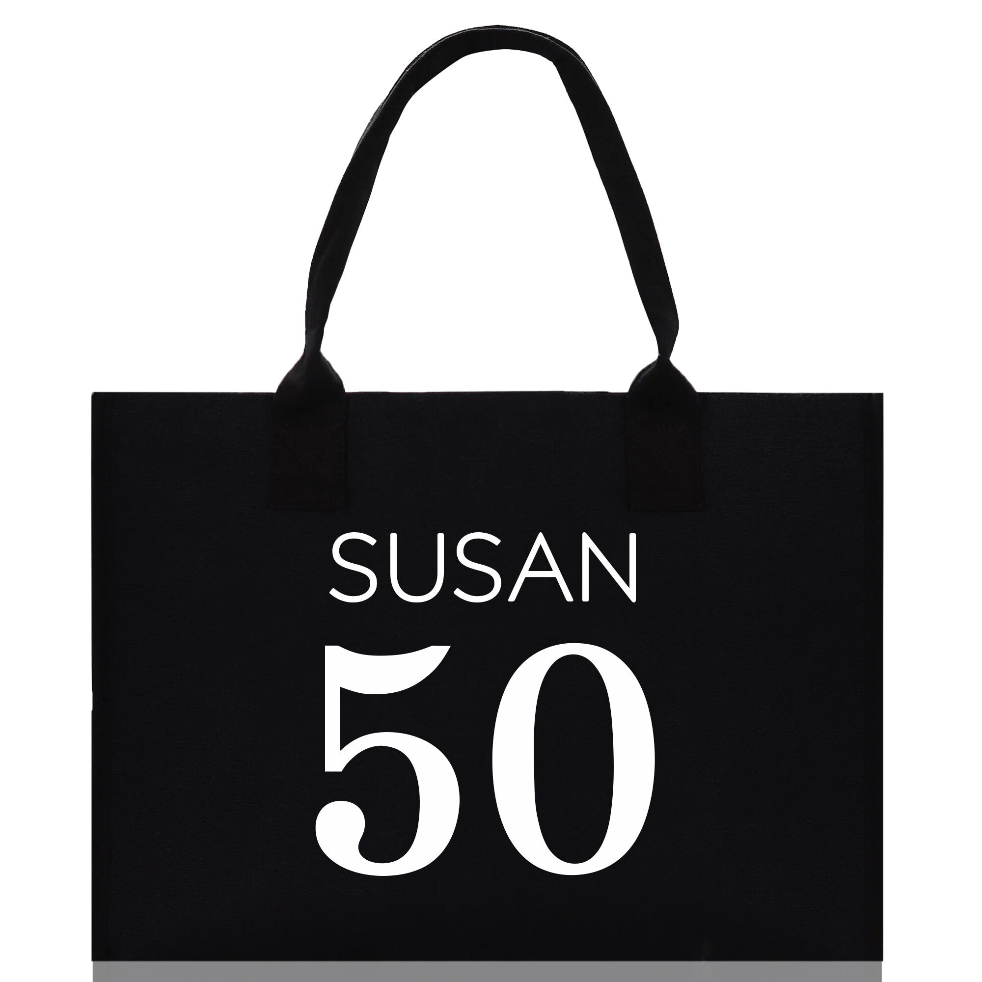 Custom Limited Edition Birthday 1973 Cotton Canvas Tote Bag 50th Birthday Gift For Women Personalized 50th Birthday Celebration Party Gift - Aaria Tees Aaria Tees