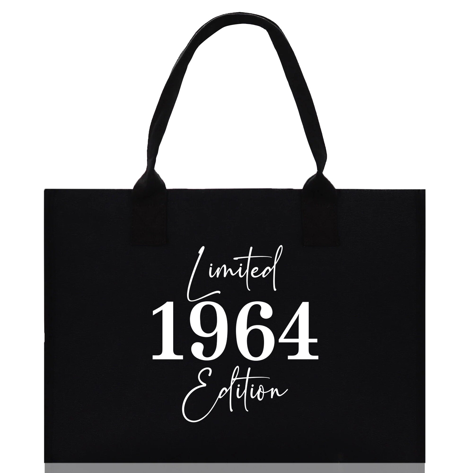 Custom Limited Edition Birthday 1973 Cotton Canvas Tote Bag 50th Birthday Gift For Women Personalized 50th Birthday Celebration Party Gift - Aaria Tees Aaria Tees