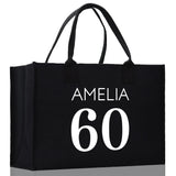 Custom Limited Edition Birthday 1973 Cotton Canvas Tote Bag 50th Birthday Gift For Women Personalized 50th Birthday Celebration Party Gift - Aaria Tees Aaria Tees