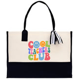 Teacher Floral Tote Bag Teacher Wildflower Graphic Tote Teacher Life Tote Bag Teacher Flower Bag Gift for Teacher Wildflower Book Bag - Aaria Tees Aaria Tees