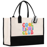 Teacher Floral Tote Bag Teacher Wildflower Graphic Tote Teacher Life Tote Bag Teacher Flower Bag Gift for Teacher Wildflower Book Bag - Aaria Tees Aaria Tees