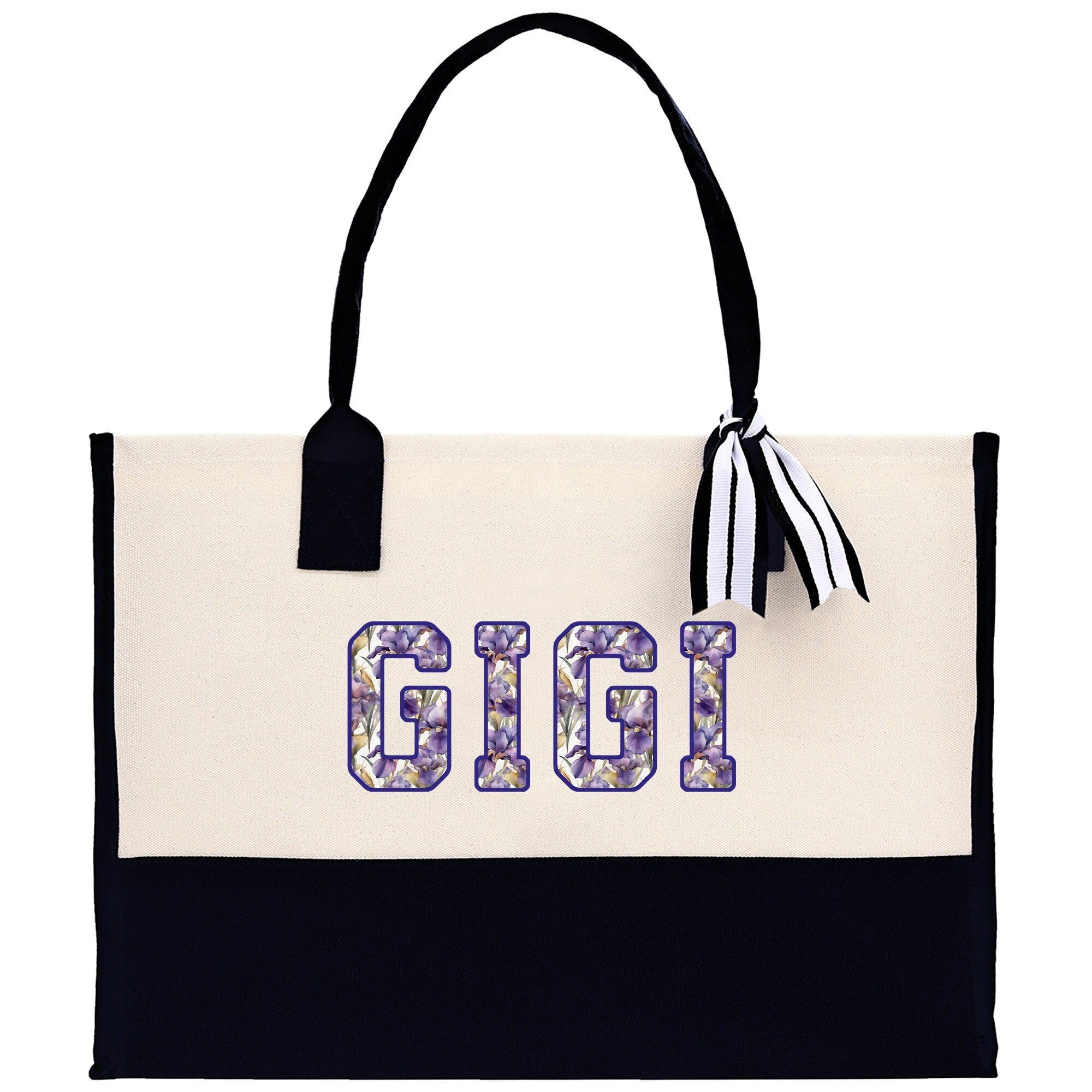 Gaga Gram Mimi Nana Grandma Canvas Tote Bag Grandma's Getaway Bag Grandma Gift Bag Mothers Day Gift Bag Grandma Beach Bag Gift for Grandma - Aaria Tees Aaria Tees