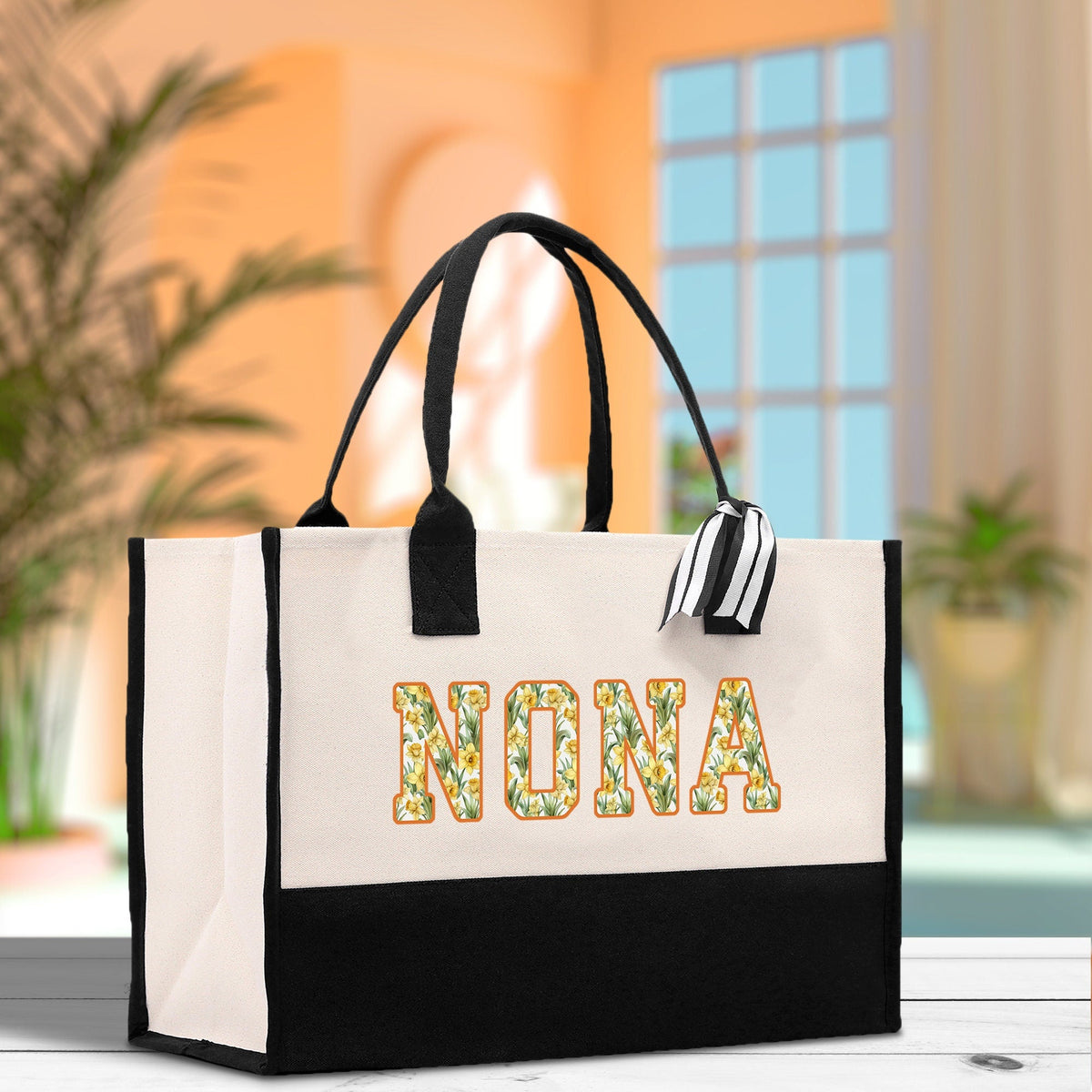 Gaga Gram Mimi Nana Grandma Canvas Tote Bag Grandma's Getaway Bag Grandma Gift Bag Mothers Day Gift Bag Grandma Beach Bag Gift for Grandma - Aaria Tees