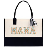 Gaga Gram Mimi Nana Grandma Canvas Tote Bag Grandma's Getaway Bag Grandma Gift Bag Mothers Day Gift Bag Grandma Beach Bag Gift for Grandma - Aaria Tees Aaria Tees