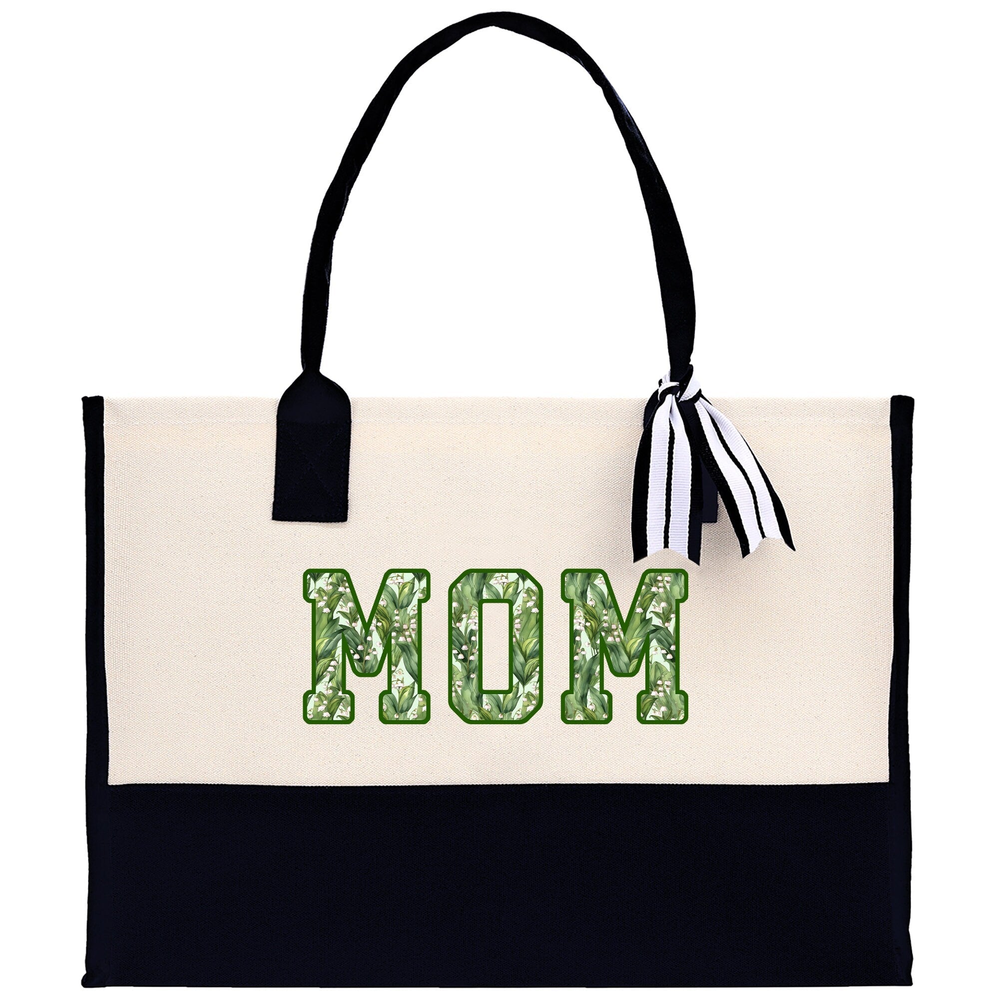Gaga Gram Mimi Nana Grandma Canvas Tote Bag Grandma's Getaway Bag Grandma Gift Bag Mothers Day Gift Bag Grandma Beach Bag Gift for Grandma - Aaria Tees Aaria Tees