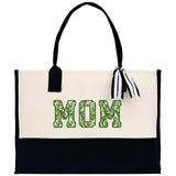 Gaga Gram Mimi Nana Grandma Canvas Tote Bag Grandma's Getaway Bag Grandma Gift Bag Mothers Day Gift Bag Grandma Beach Bag Gift for Grandma - Aaria Tees Aaria Tees