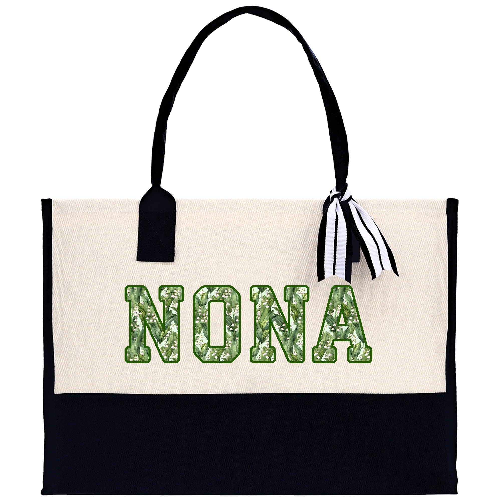 Gaga Gram Mimi Nana Grandma Canvas Tote Bag Grandma's Getaway Bag Grandma Gift Bag Mothers Day Gift Bag Grandma Beach Bag Gift for Grandma - Aaria Tees Aaria Tees