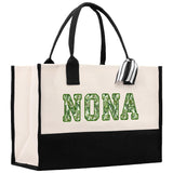 Gaga Gram Mimi Nana Grandma Canvas Tote Bag Grandma's Getaway Bag Grandma Gift Bag Mothers Day Gift Bag Grandma Beach Bag Gift for Grandma - Aaria Tees Aaria Tees