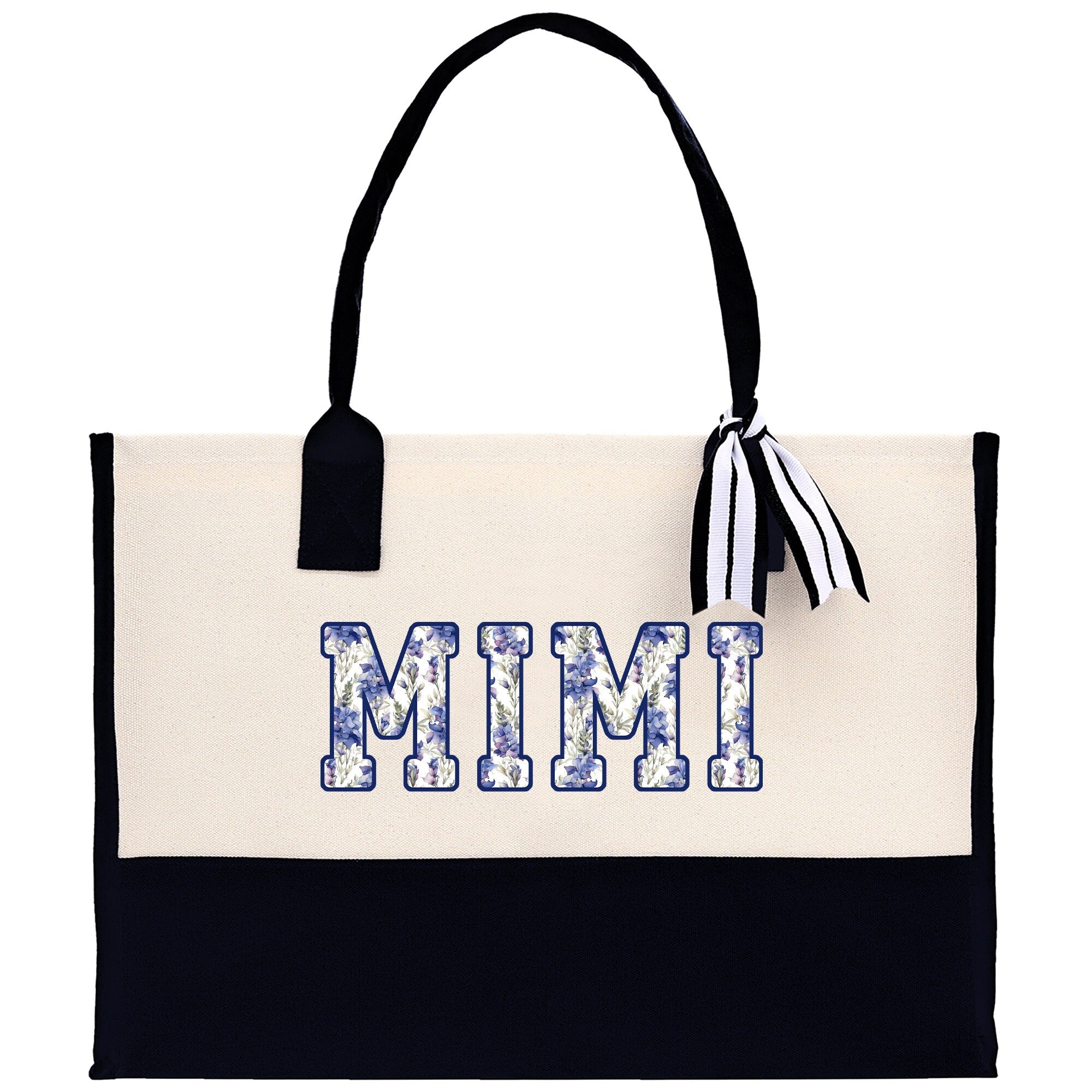 Gaga Gram Mimi Nana Grandma Canvas Tote Bag Grandma's Getaway Bag Grandma Gift Bag Mothers Day Gift Bag Grandma Beach Bag Gift for Grandma - Aaria Tees Aaria Tees
